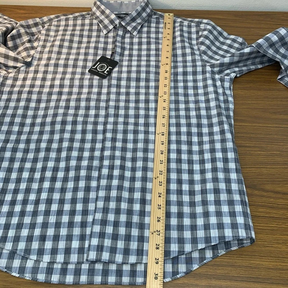 Joseph Abboud Shirt XL Slim Fit NWT Check  H 71 - Picture 10 of 11